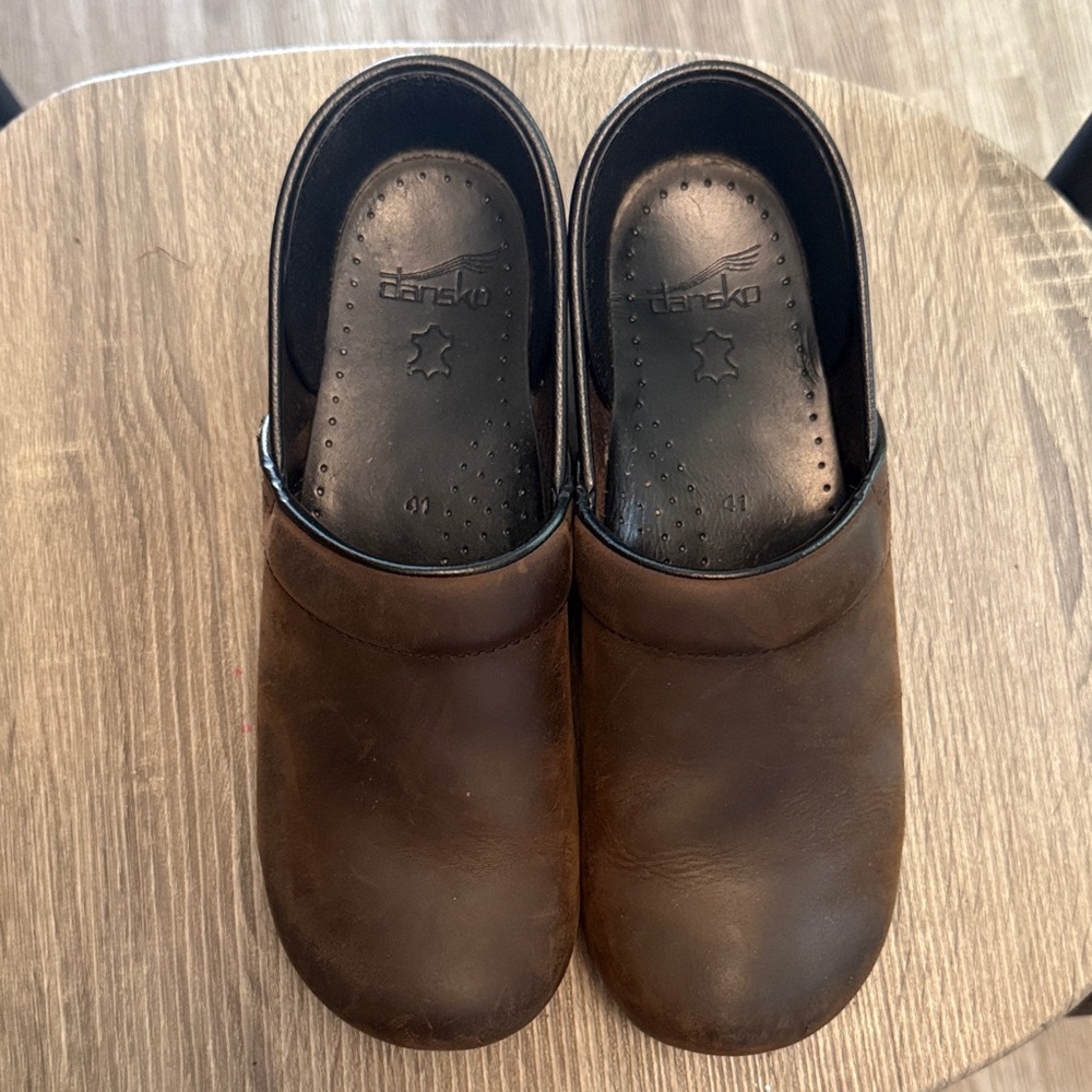 Dansko Men's Rich Brown Slip-On Loafers